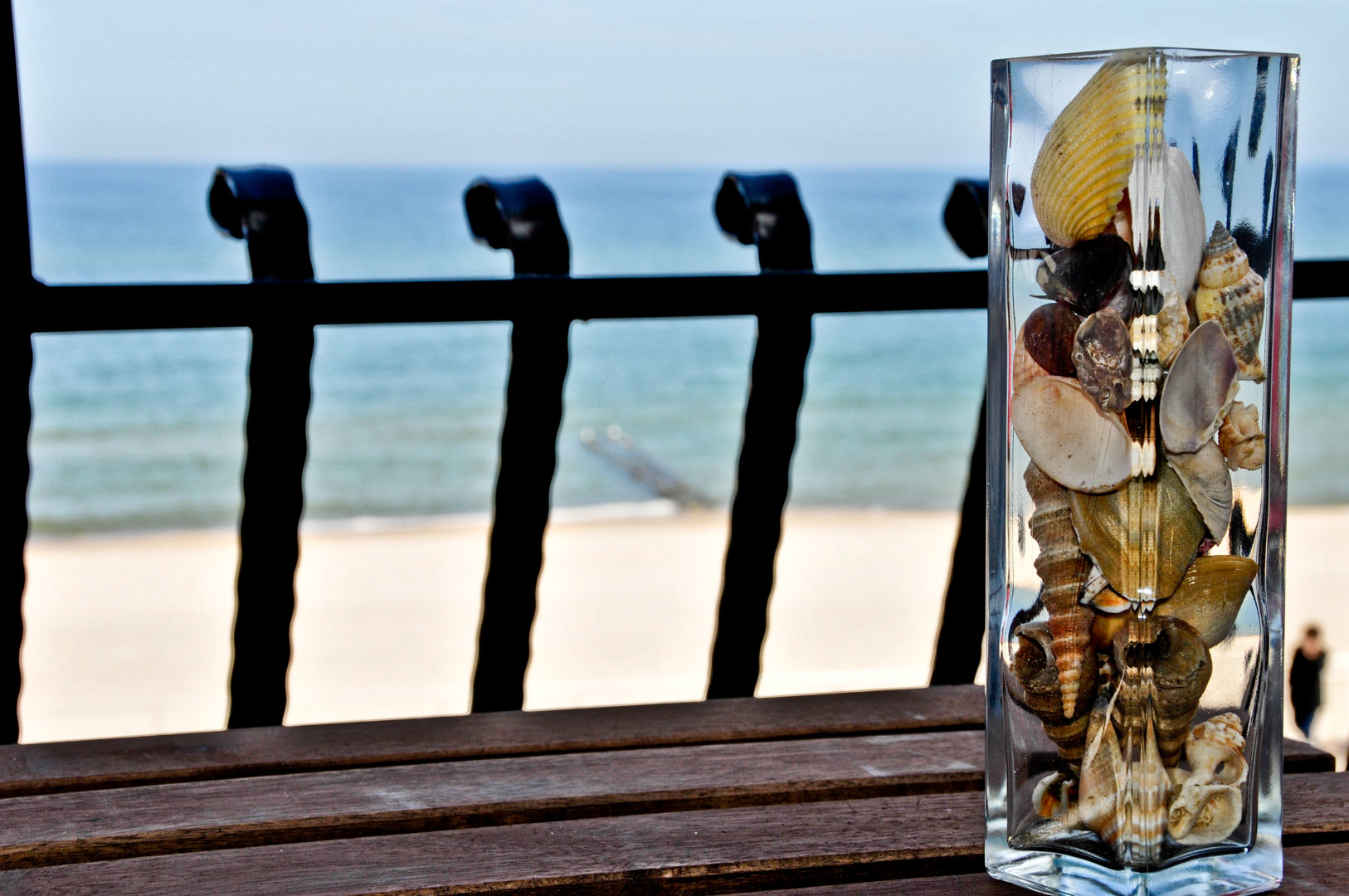 Studio  z balkonem i tarasem z bocznym widokiem na morze (7)